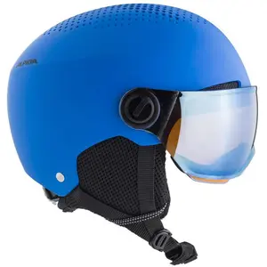 ALPINA Unisexe - Enfants, ZUPO Visor Q-Lite Visierhelm, Blue Matt, 54-58 cm pas cher