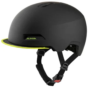 Alpina - Brooklyn - Casque de cyclisme taille 57-61 cm, noir/jaune pas cher