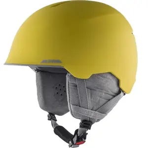 ALPINA Unisexe - Enfants, MAROI JR Casque de ski, curry-grey matt, 53-... pas cher