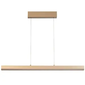 FISCHER & HONSEL Suspension LED Vayana, longueur 190 cm, couleur sable...