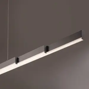 FISCHER & HONSEL Suspension LED Vayana, grise, longueur 189 cm, variat...
