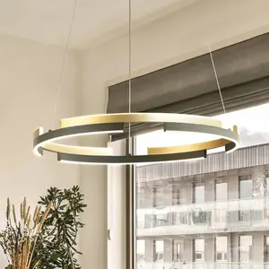FISCHER & HONSEL Suspension LED Circly, métal, télécommande, CCT, inte... pas cher