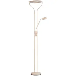 FISCHER & HONSEL Lampe sur pied LED Davos, couleur sable, hauteur 180 ...Vendu parluminaire