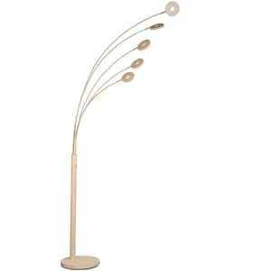 FISCHER & HONSEL Lampadaire LED Dent, couleur sable Hauteur 225 cm, CC... pas cher