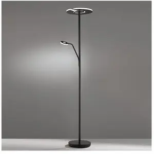 Lampadaire/lisseuse Dent métal noir dépoli H180 cm FISCHER AND HONSELVendu parluminaire