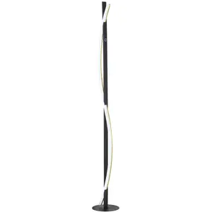 FISCHER & HONSEL Lampe sur pied LED Bridge capteur dim CCT noire
