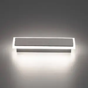 FISCHER & HONSEL Applique murale LED Aluro, métal, couleur nickel, CCT...Vendu parluminaire