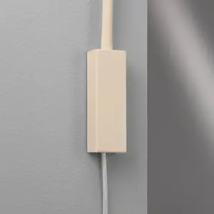 FISCHER & HONSEL Applique murale LED Sten, couleur sable, hauteur 61 c... pas cher