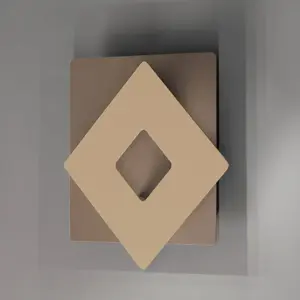 FISCHER & HONSEL Applique murale LED Hennes, largeur 18 cm, couleur gr...