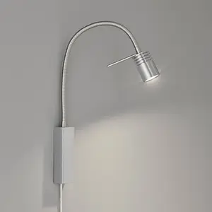 FISCHER & HONSEL Applique LED River, bras flex, métal rainuréVendu parluminaire