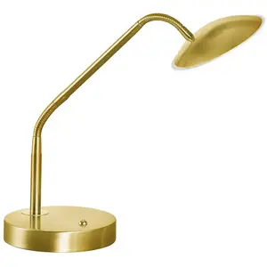 FISCHER & HONSEL Lampe à poser LED Tallri, laiton, hauteur 60 cm, CCT,... pas cher