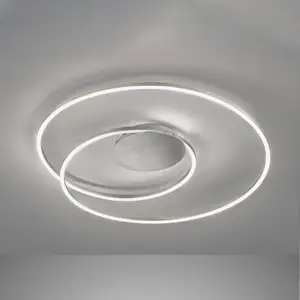 Fischer&honsel - Plafonnier led design lampe de salon télécommande dimmable blancVendu parluminaire