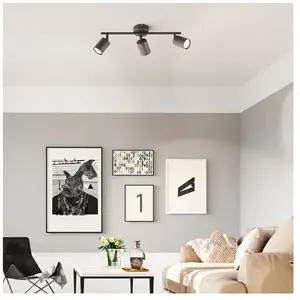 Fischer & Honsel Plafonnier spot de plafond lampe de salon led 3 lampes mobile l 42 cmVendu parluminaire