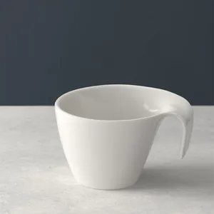 Comparateur de prix : Villeroy & Boch Flow Tasse, 380 ml, Porcelaine Premium, Blanc
