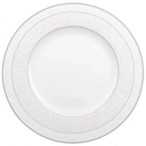 Villeroy & Boch 10-4392-2630 Gray Pearl Assiette Plate Porcelaine Gris 29,2 x 29,2 x 8,5 cm
