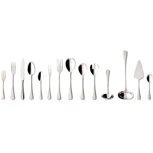 Comparateur de prix : Villeroy & Boch Neufaden Merlemont Couverts pour 12 personnes, 70 pièces, Acier inoxydable