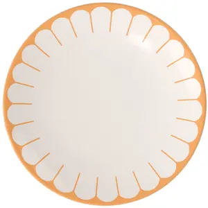 VILLEROY & BOCH Fleur Ensemble de 6 assiettes 27 cm Jaune pas cher