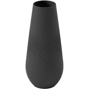 Comparateur de prix : Villeroy & Boch Villeroy & Boch - Manufacture Collier noir Vase Carré haut - Noir