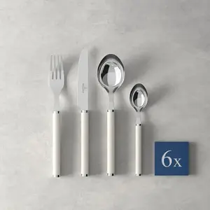 Villeroy & Boch - Play! White Pearl couverts de table 24 pièces pas cher
