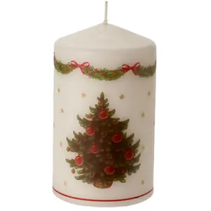 Villeroy & Boch - Winter Specials Bougie Sapin de Noël Toys M, Bougie élégante en Forme d’Arbre de Noël en Cire pour la Table, 7 x 12 cmVendu paramazon