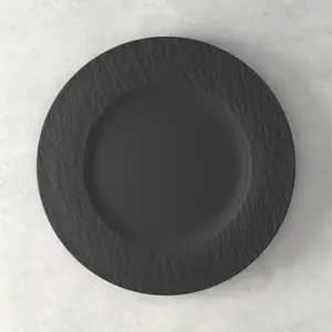 Comparateur de prix : Villeroy & Boch Villeroy & Boch - Manufacture Rock Assiette Plate  - Noir