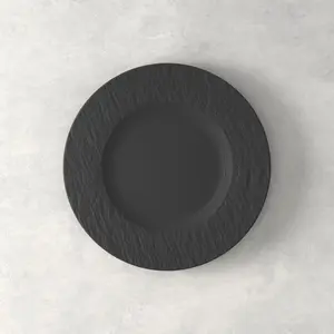 Comparateur de prix : VILLEROY & BOCH Manufacture Rock Assiette Noir à dessert 22 cm