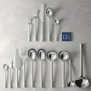 Comparateur de prix : Villeroy & Boch - Udine Ménagère 70pcs av louche soupe 49x34x13cm