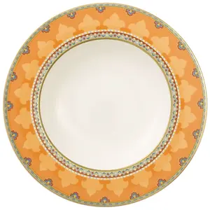 Villeroy Boch Samarkand Assiette Creuse Mandarine & Multicolore pas cher