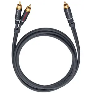 Comparateur de prix : Oehlbach Câble Rca En Y Pour Caisson De Basses D1c23702 2 M