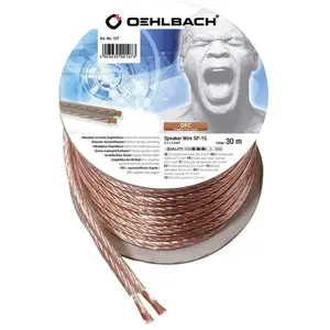 Comparateur de prix : Câbles d'enceintes Oehlbach Speaker Wire SP-15 (bobine de 30 m)