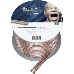 Comparateur de prix : Câbles d'enceintes Oehlbach Speaker Wire SP-40 Transparent (10 m)