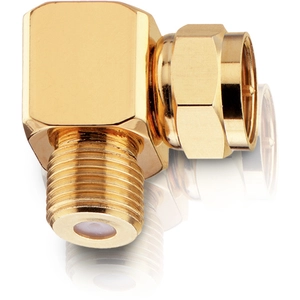 Adaptateurs vidéo Oehlbach Antenna F-AD 90 - connecteur d'angle coaxial type F (lot de 2)
