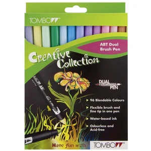 Comparateur de prix : TOMBOW Boite de 12 feutres ABT - Couleurs pastelles.