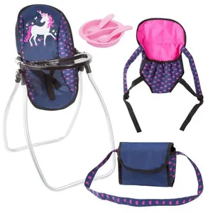 Comparateur de prix : BAYER Set Accessoires pour poupée licorne bleu et rose vif