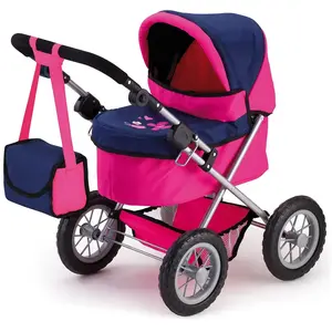Comparateur de prix : Bayer transport de poupée à la Trendy rose / bleu foncé 67 cm