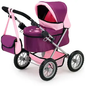 Comparateur de prix : Bayer transport de poupée à la Trendy violet / rose 67 cm