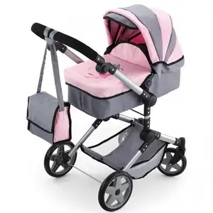 Comparateur de prix : Bayer Grand Landau Pour Poupée - Neo Pro - Réglable - Gris/Rose - 51-89 Cm
