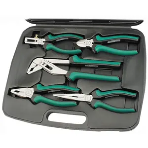Comparateur de prix : Jeu de 5 pinces combinées - MANNESMANN - Vert - 6 / 7 / 8 / 10