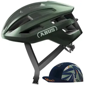 Abus PowerDome ACE - Casque vélo route Moss Green L (57 - 61 cm) pas cher