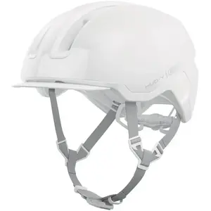 Casque ville abus hud y puristic blanc brillant pas cher