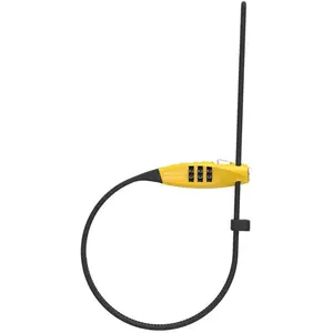 Comparateur de prix : Abus Combiflex TravelGuard, serrure à câble , couleur: Jaune Néon/Noir