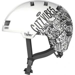 Casque vélo urbain Abus Blanc S (52/56 cm) 96455 pas cher