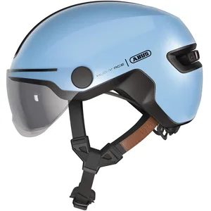 Comparateur de prix : Abus Hud-Y Ace - Casque vélo urbain Bleu Glacier L (57 - 61 cm)