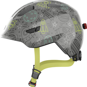 Comparateur de prix : Abus Smiley 3.0 Led - Casque vélo enfant Grey Space M (50 - 55 cm)