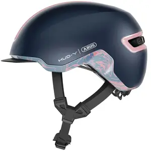 Abus Hud-Y - Casque vélo urbain Midnight Blue L (57 - 61 cm) pas cher