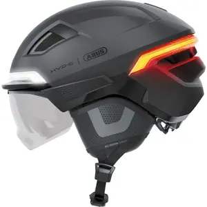 Comparateur de prix : ABUS HYP-E Casque de vélo avec feu Avant, feu arrière et Voyant Lumine...