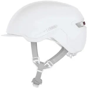 Abus - Hud-Y - Casque vélo urbain Pure White - L (57 - 61 cm) pas cher