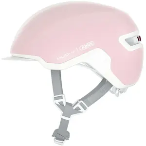 Abus - Hud-Y - Casque vélo urbain Pure Rose - M (54 - 58 cm) pas cher