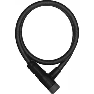 Comparateur de prix : ABUS Cadenas avec câble en acier 12mm x 850mm noir pour vélo - Haute sécurité