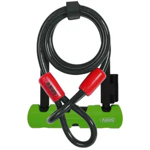 Antivol U Abus Ultra Mini 410/150HB140+10/120+ SH34 Vert 140 mm 34596 pas cher